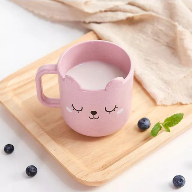 Wheat Straw Cartoon Expression Mouthwash Cup Creative Children Brushing -il