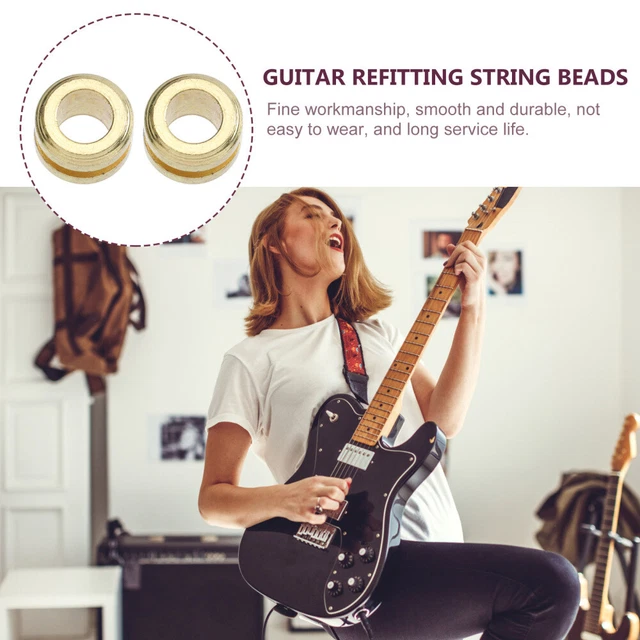 10pcs Folk Gitarre Liefern Gitarre Wartung Werkzeug Gitarre String Bead 3