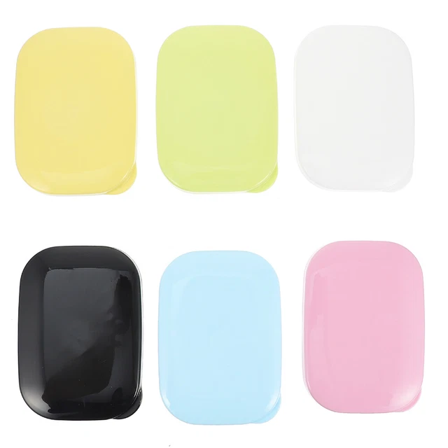 6 pz scatola sapone contenitore sapone doccia ciotola gocciolatore sapone viaggio