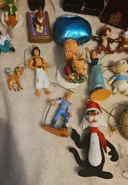 HUGE LOT OF Vintage Disney Toy Figurines/xmas Ornaments- Read $10.00 ...