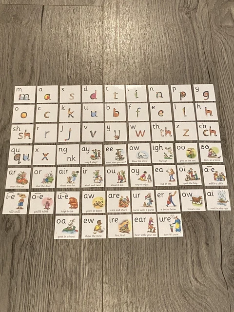 READ WRITE INC masd Early Years Flash Cards Pre School Early Years 3 ...