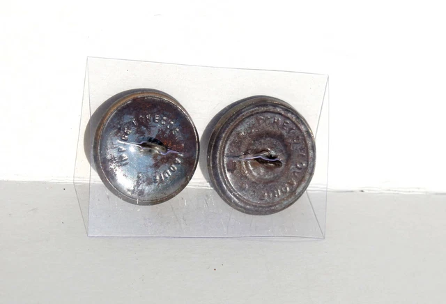Lot De 4 Boutons Vintage Gris Ovale - Taille 2.9 Cm, Référence 1324, Parfaits Pour Customisation