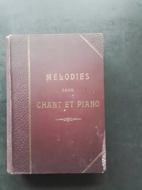 Gros Recueil De Melodies Pour Chant Et Piano Bizet Gounod Reyer Bordese