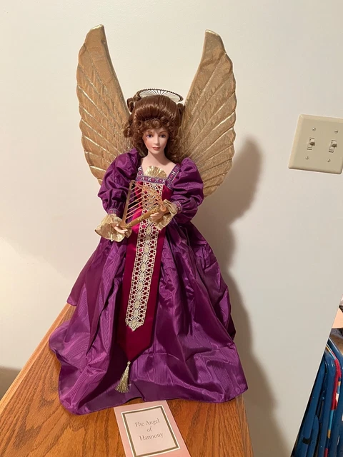 RARE Franklin Heirloom Angel of Harmony 22" Porcelain Doll. Free Shipping