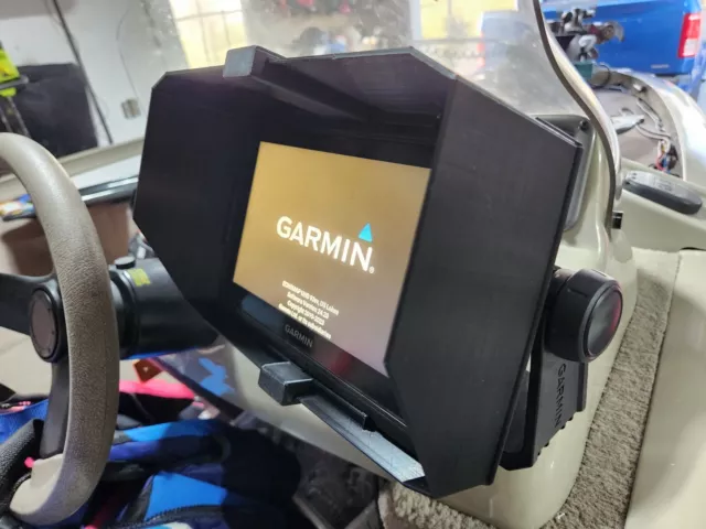 Garmin 106sv Sun Shade - Sun Visor - Fish Finder Screen Guard - Ice Fishing