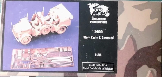 VERLINDEN 1/35 STEYR Radio & Command réf 1409 Neuf en Boite EUR 40,00
