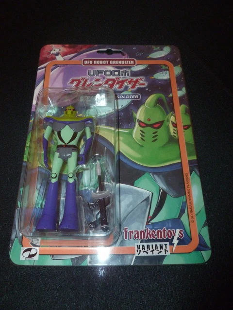 Figurine Frankentoys FT02 - Soldat Vega Tête Jaune (Goldorak) - Neuf Sous Blister