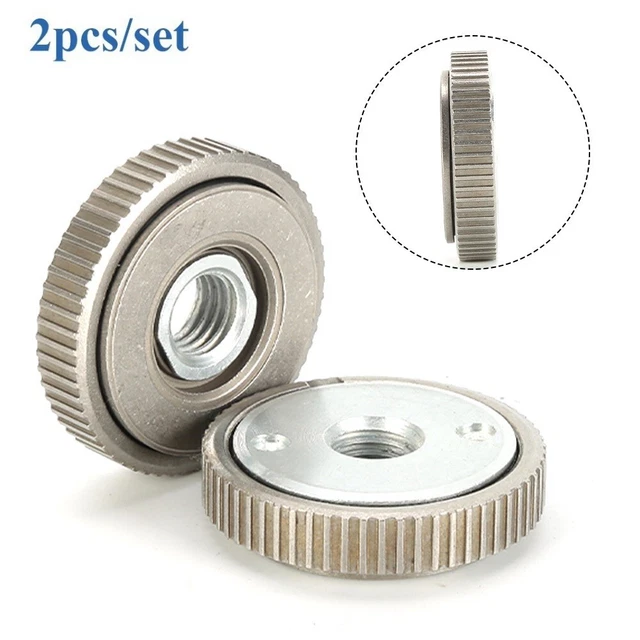 Set Dado Flangia Per Smerigliatrice Angolare - Filettatura M14, 2 Pezzi Per Fissaggio Disco - Foto 5