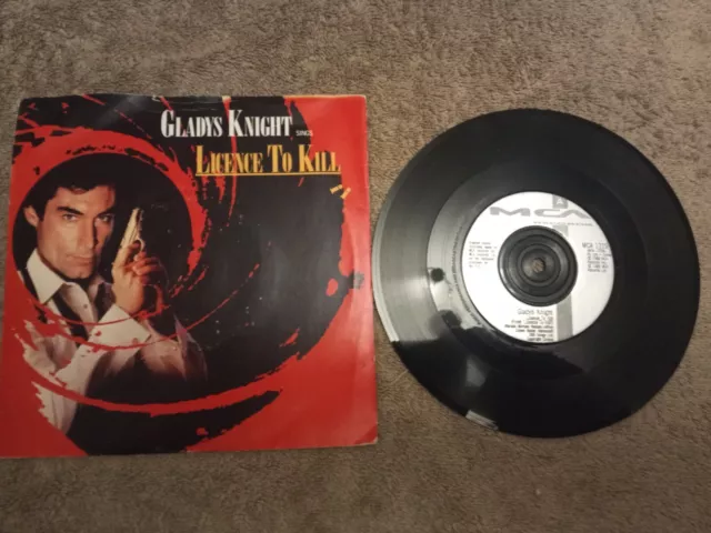 Gladys Knight - Licence To Kill 7" Single Record (Combined Postage)