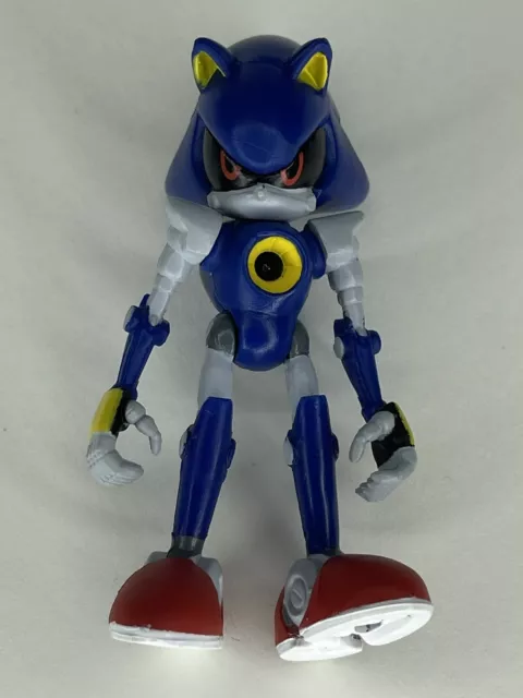 Jazwares Sonic the Hedgehog Metal Sonic 3 Inch Figure Rare Vintage SEGA Toy