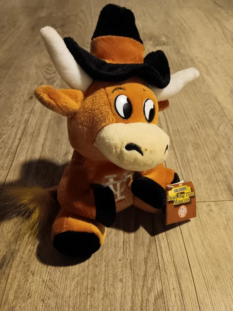 University of Texas Longhorns "BEVO" Bean Bag Team Mascots Sits 5 3/4" Tall