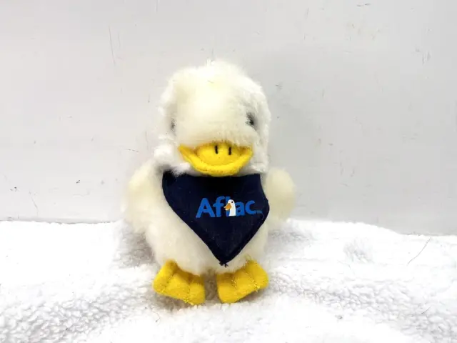Aflac Baby Duck Plush Mascot Keychain Backpack Clip Childhood Cancer Campaign