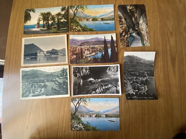Lotto 9 Cartoline Lago Di Garda Riva Del Garda 00