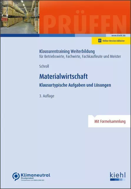 Materialwirtschaft | Stefan Schroll | Klausurtypische Aufgaben und Lösungen.