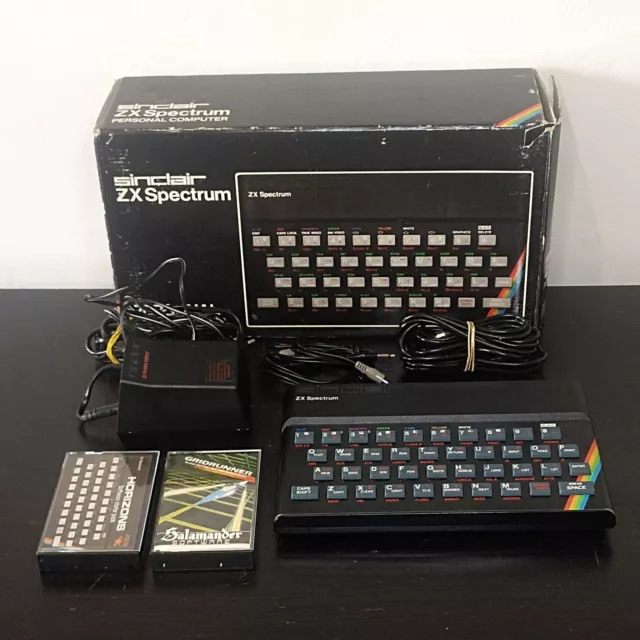 Sinclair ZX Spectrum 48K Personal Computer With Box And Software