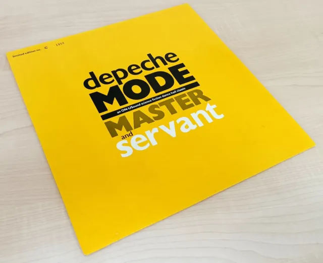 Depeche Mode - Master And Servant Remix - Ltd Numbered 12" Vinyl - Uk L12 Bong 6