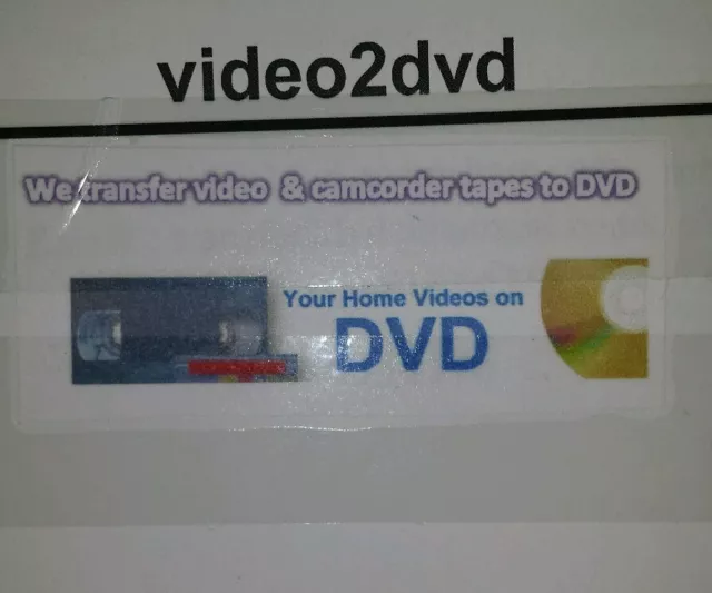 VHS TAPE TO DVD TRANSFER SERVICE (We convert  VHS,  MINI DV, 8MM, Hi8 to DVD)