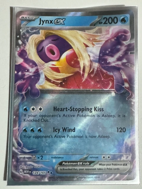 Jynx EX 124/165 - Pokemon 151 - Scarlet & Violet S&V - Double Rare - MEW EN