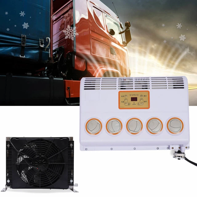 12V MINI SPLIT Car Air Conditioner Kit Refrigeration 8000 BTU/H For