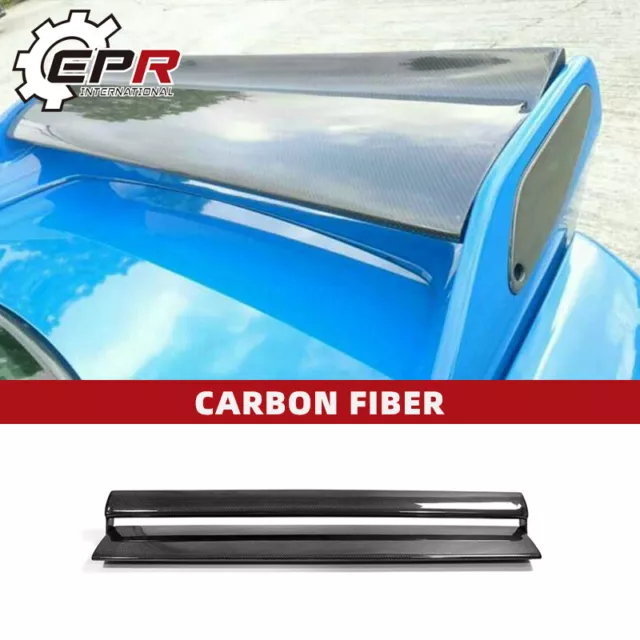 For Nissan Skyline R33 GTR Carbon Fiber NSM Style Rear Twin Wing Spoiler Blade