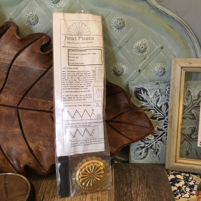 Fan Kit "NEAT PLEATS" for Medium to Large Fans "Hard to Find" Baltimore Md Decor