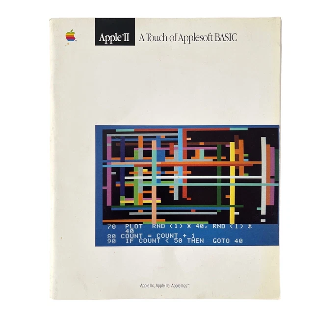 VTG 1986 Apple II A touch of AppleSoft BASIC Tutorial Manual #9