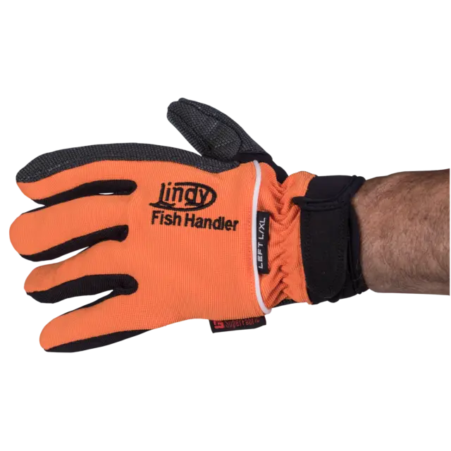 Lindy Fish Handling Glove Orange Single Glove for Handling Toothy Fish Species
