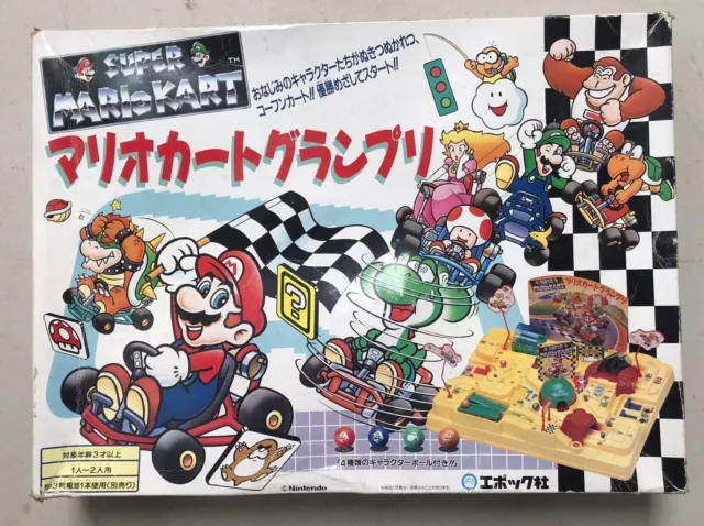 1993 Vintage RARE Nintendo Super MarioKart Grand Prix Juego de mesa 30º...
