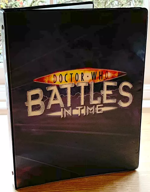 Dr Doctor Who Battles in Time Cards - A4 9 Pocket Album Binder - PICK CONDITION