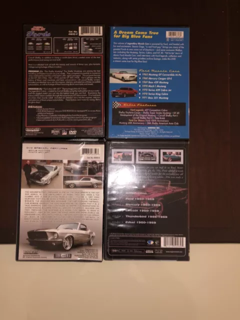 DVD Movies  All Ford Collector Tapes   Mustangs-Shelbys-GT 40- T-Birds-50's Cars 2