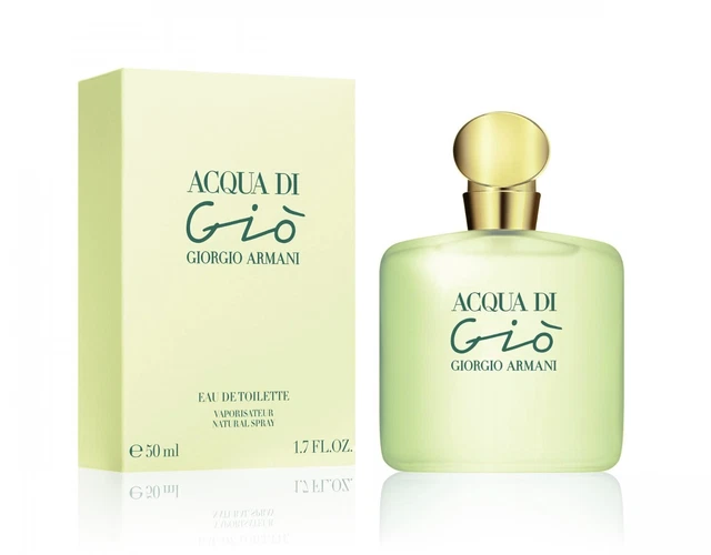 Acqua di Giò, Giorgio Armani, Old Formula, Eau de Toilette Spray, 50ml. Nuovo