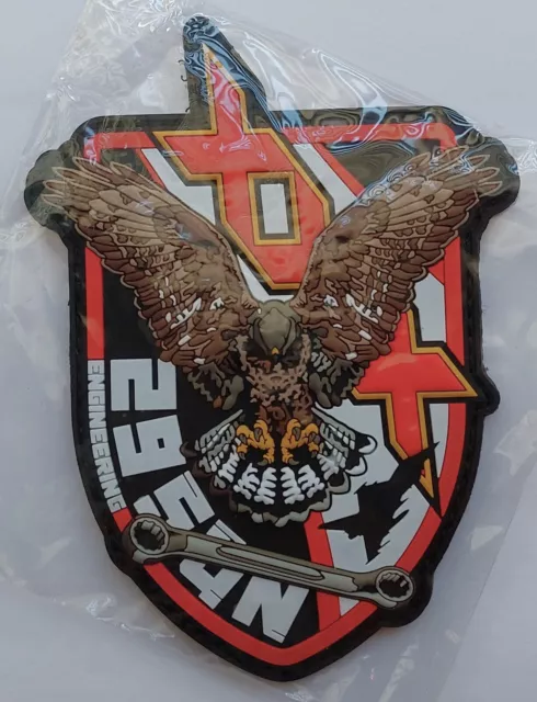29 Sqn RAF Typhoon Display Engineering Team 2023 Eagle Design PVC 3D Crest Patch