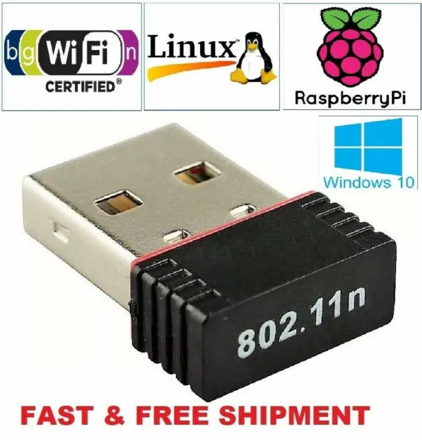 NEW 2021 Mini USB WiFi WLAN Wireless Network Adapter 802.11 Dongle RTL8188 lapto