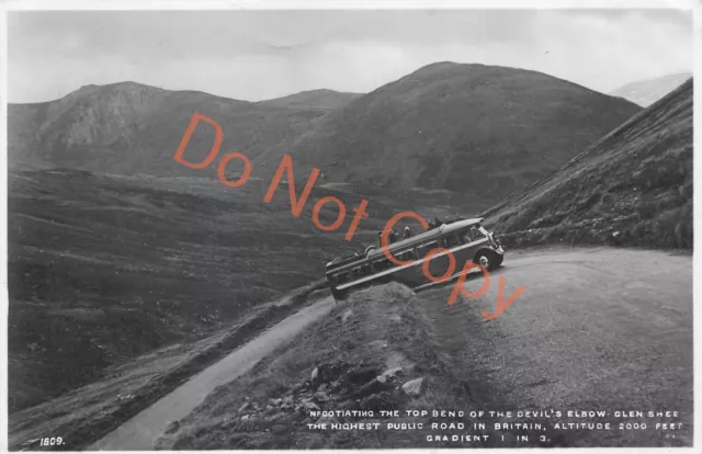 Devils Elbow Glenshee Perthshire Postcard (E013)