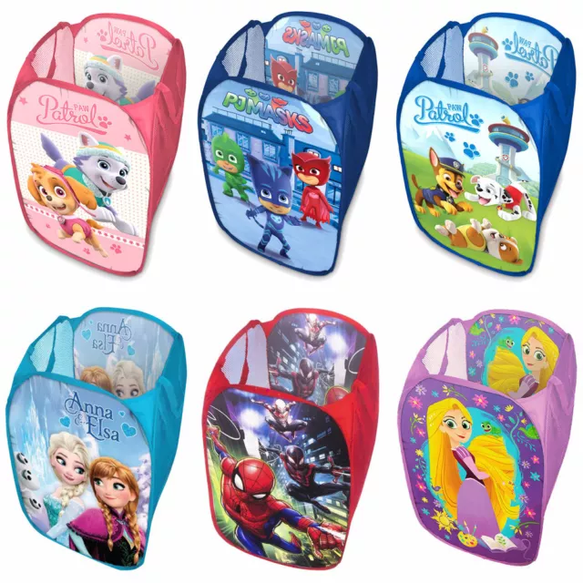 Laundry Bag Toy Storage Pop Up Hamper Kids Children Boys Girls Gift