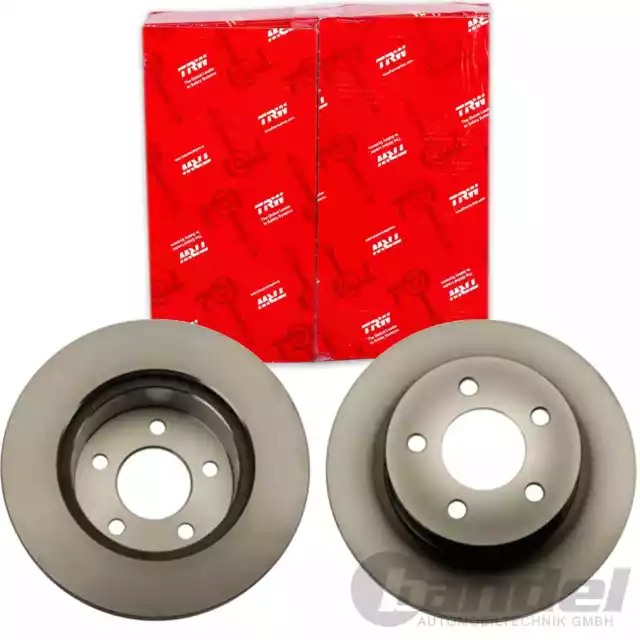 2X TRW Disques de Frein 280mm Ventilé avant Arrière Pour Fiat Ducato Jeep