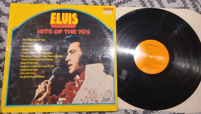 Elvis Presley Lp Hits Of The 70s Nice Player