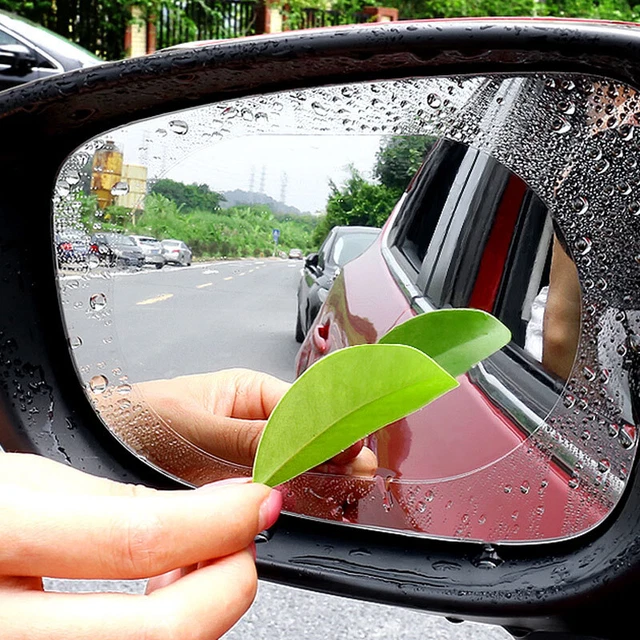 Car Clear Rearview Mirror Protective Film Anti Fog Window Foils Rainproof 4x zy 3