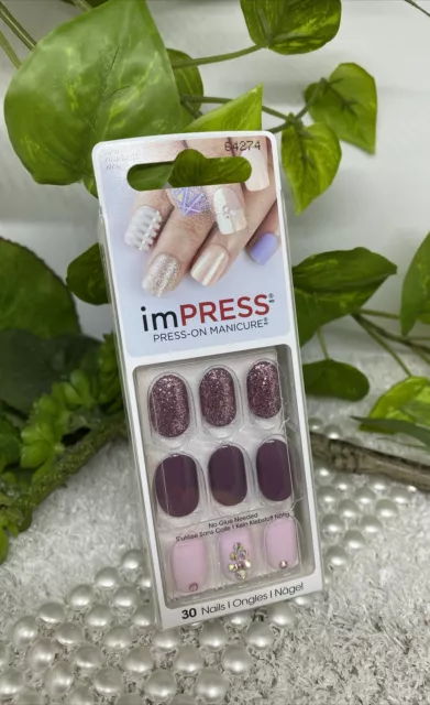 KISS imPRESS PRESS-ON MANICURE 30 Nails selbstklebend Fingernägel GOSSIP GIRL