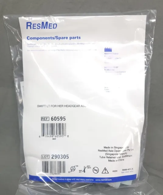 ResMed Swift LT for Her Replacement Part Frame Assembly 60595 Genuine NEW/SEALED