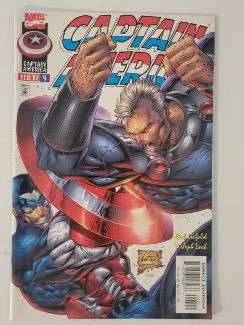 Captain America Vol 2 #4 Marvel Comics 1997 Rob Liefeld Master Man Heroes Reborn