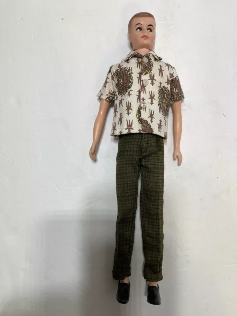 VTG Ken Barbie Clone Tommy By PMA Plastic Molded Body Rubber Head Looks To Side