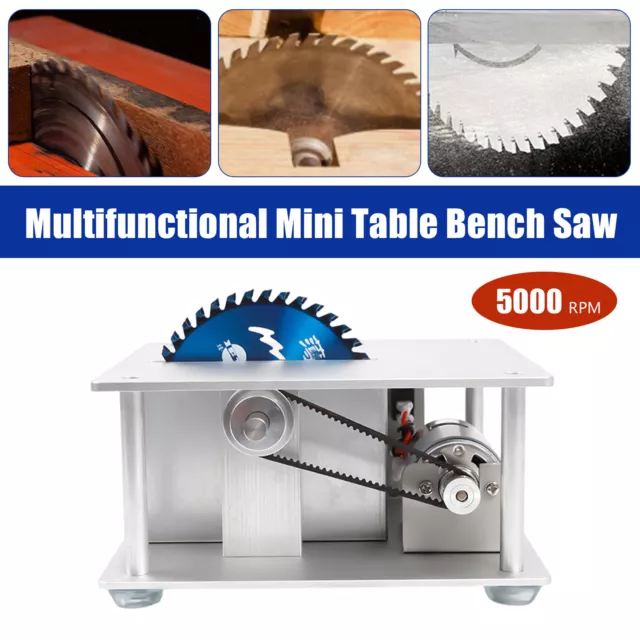 5000 RPM Mini Precision Table Bench Saw Blade DIY Woodworking Cutting Machine US