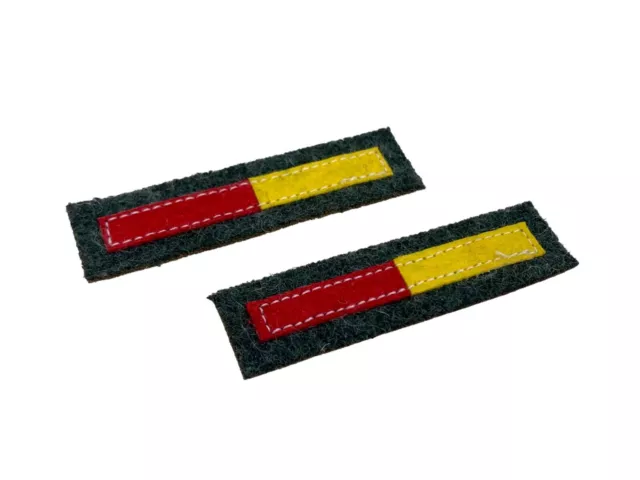 Reproduction World War Two Era Royal Armoured Corps Arm of Service Strips (Pair)