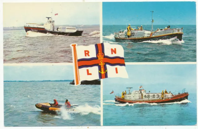 RNLI multiview postcard