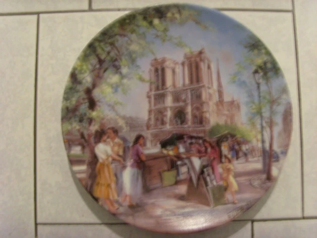 6 ASSIETTES PLATES ANCIENNES PORCELAINE LIMOGES signé G BOYER époq