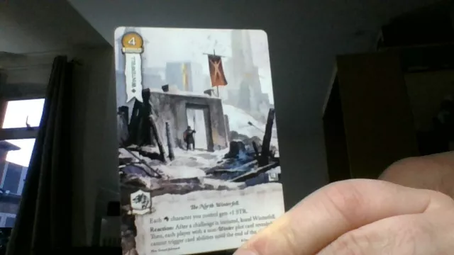 A Game Of Thrones 2.0 LCG Official FFG Winterfell Alt Art Promo Card