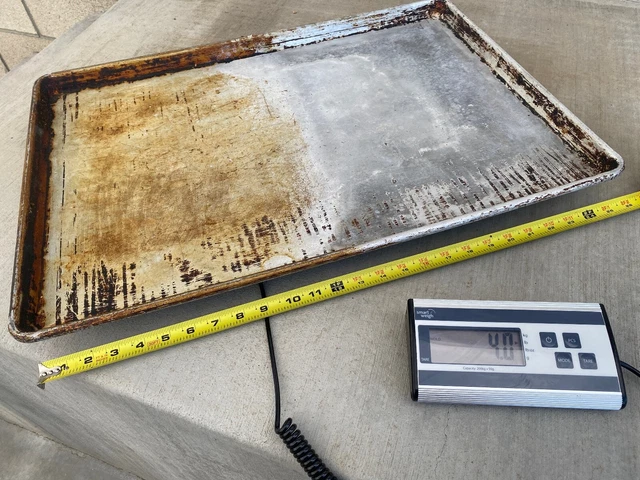 StayFlat Sheet Pan 40694 Chicago Metallic Reinforced Aluminum 16-ga 26x18x1 4lbs