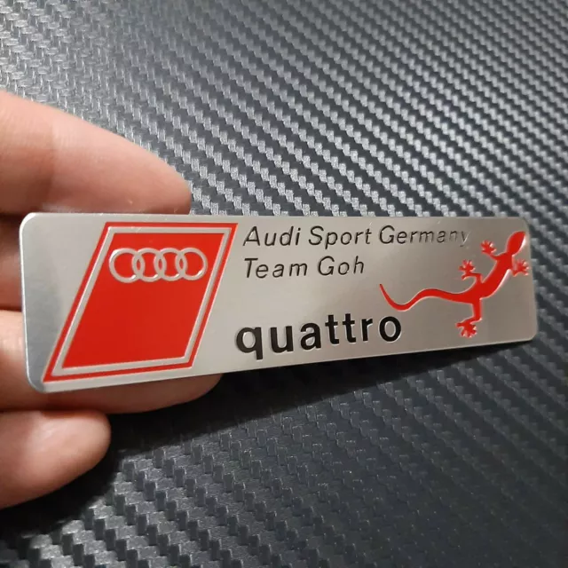 stemma audi Sport Germany adesivo S-LINE Quattro logo A1 A3 A4 TT Emblema S LINE