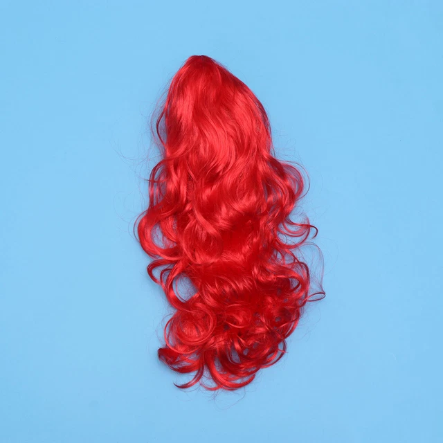 Parrucca riccia lunga donna moda ragazza cosplay capelli per Halloween